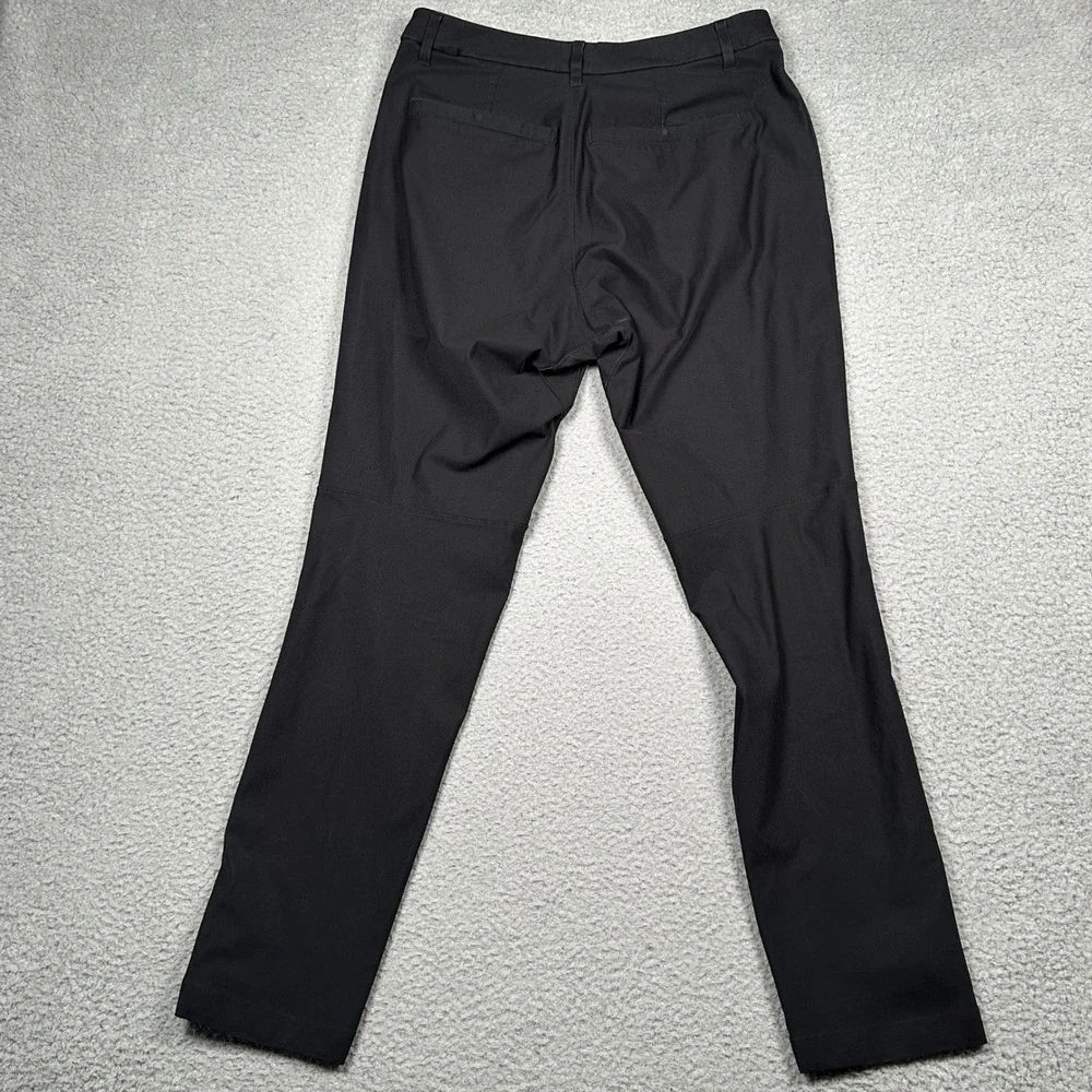 Lululemon Commission Pant Slim Warpstreme Mens 34x31 Black Stretch Travel Chino - Picture 7 of 11